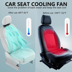 Summer Dual Turbo USB Car Seat Fan - High Wind Power Rear Pillow Fan