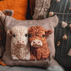 Personalized Scottish Highland Cattle Pillow Cover