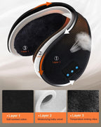 Bluetooth Headphones Earmuffs, Built-in HD Speakers and Microphone for Biking Running