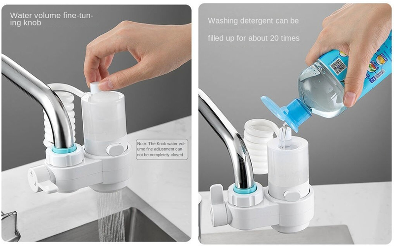 Sink Hose Sprayer with Faucet Extension Tubes