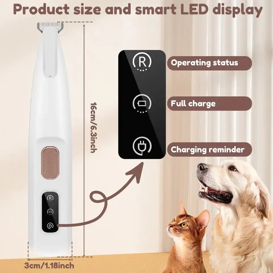 Pawsitively Purrfect Grooming! Rechargeable Pet Hair Trimmer Kit