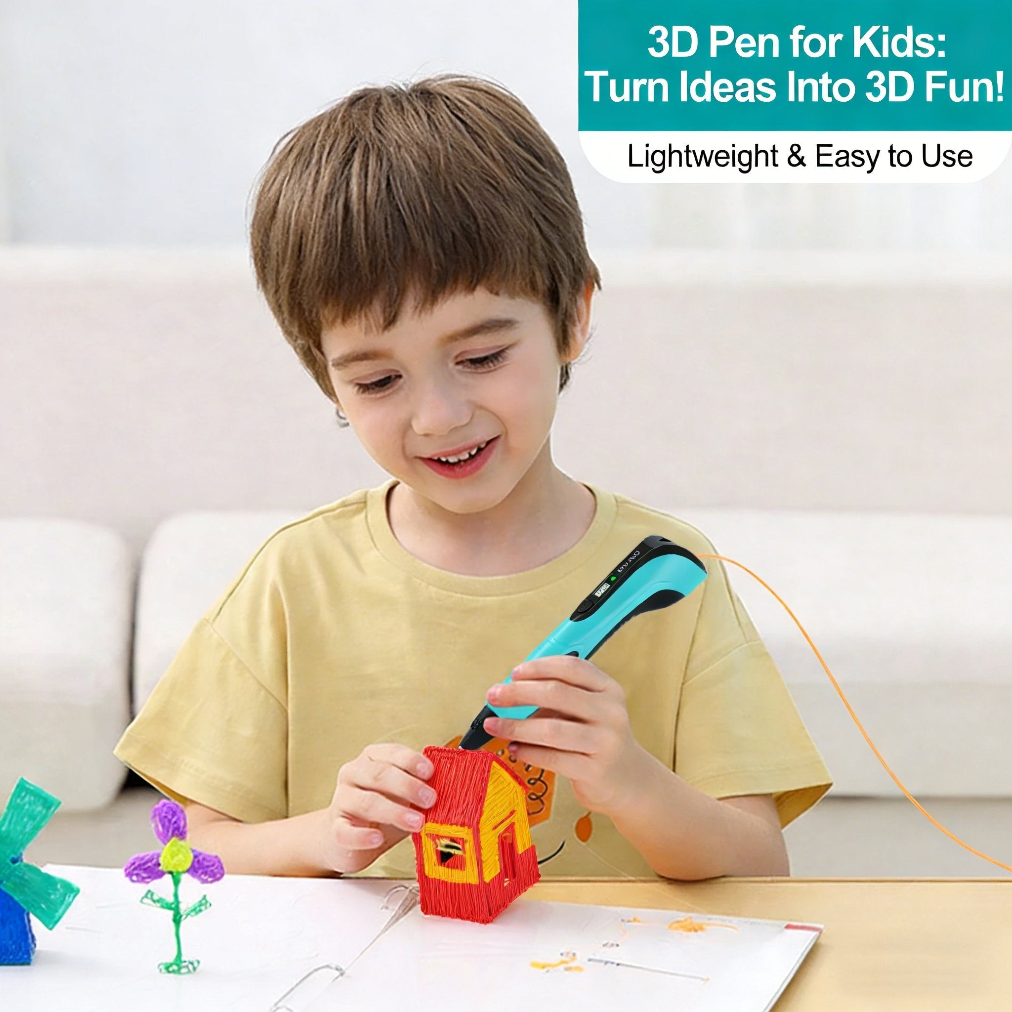 3D Printing Pen for Kids – Educational DIY Drawing Tool