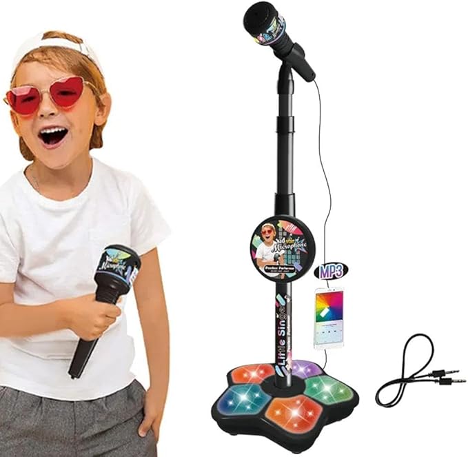 SALE Microphone Toy, Karaoke Machine Toy with Light