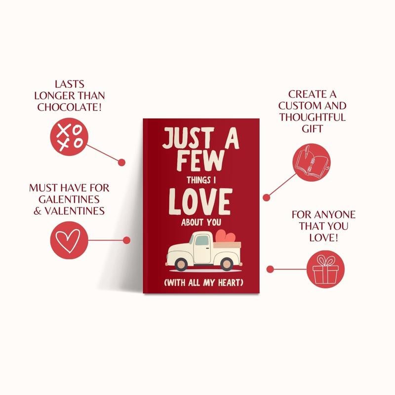 Just A Few Things I Love About You Fill In The Blank Gift Book