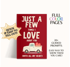 Just A Few Things I Love About You Fill In The Blank Gift Book