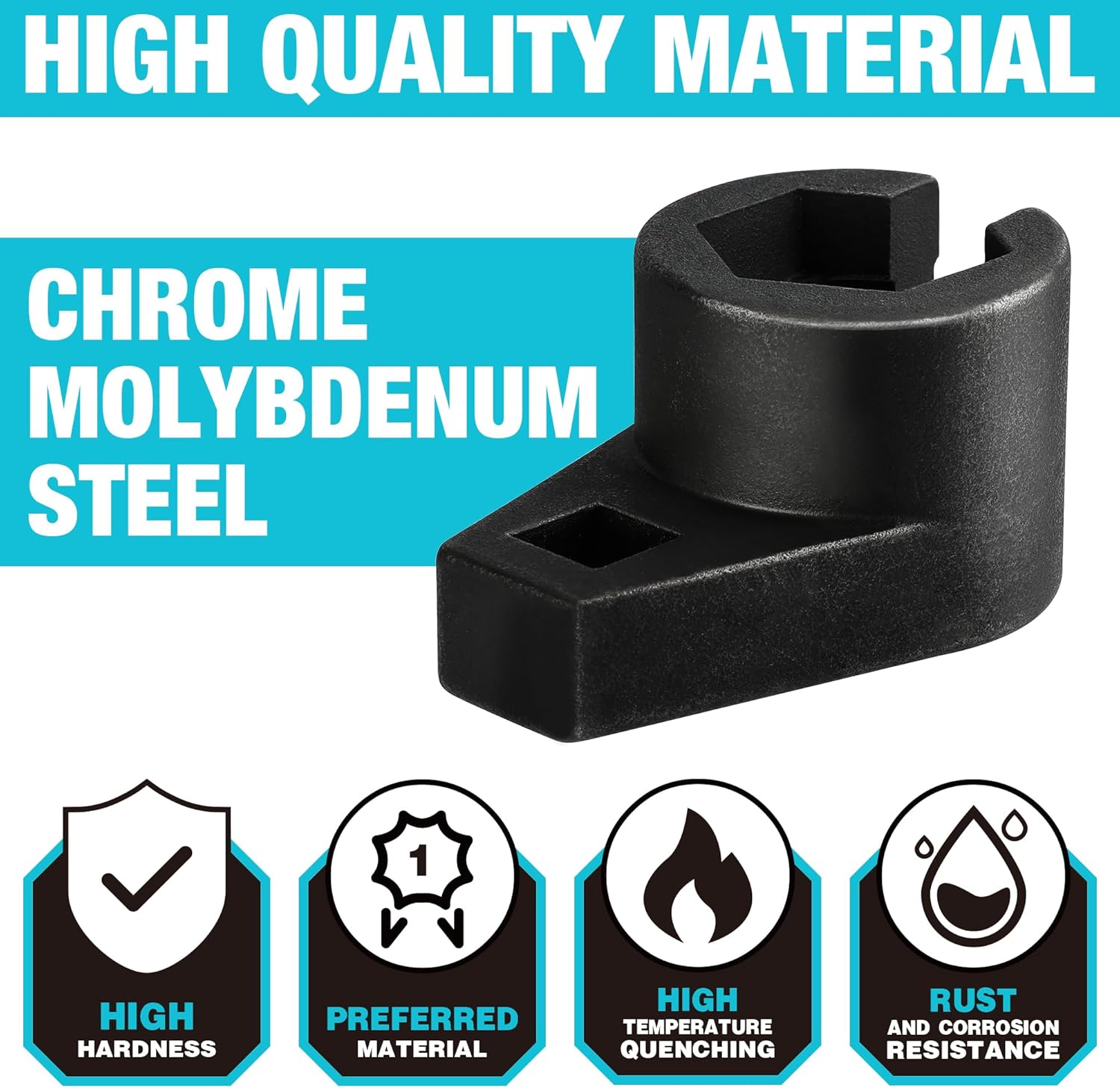 O2 Oxygen Sensor Socket | 3/8" Drive x 22mm