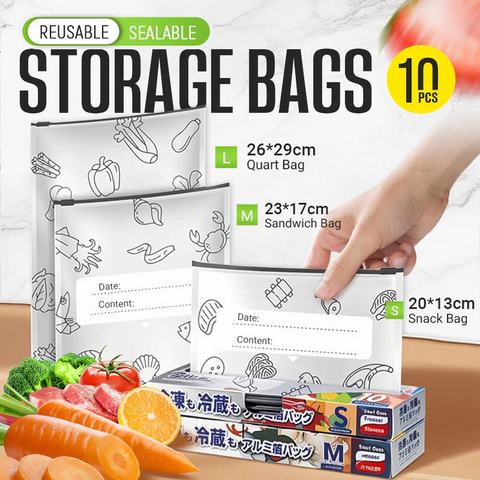 Limited Sale: ! Reusable Aluminum Foil Sealable Storage Bags