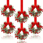 Mini Christmas wreaths for cabinets — the ultimate festive magic