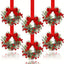 Mini Christmas wreaths for cabinets — the ultimate festive magic