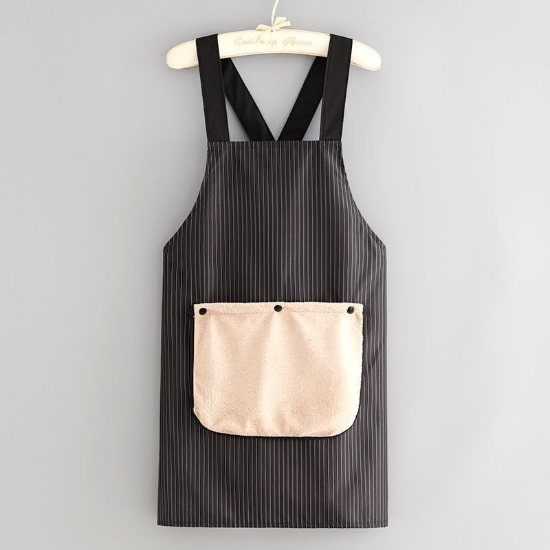 Apron with Pockets for Women and Men Cross Back Design with Towel