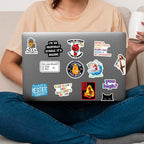 130PCS Funny Saying Sticker Pack - Snarky, Sarcastic Bold Humor Vinyl Waterproof Meme stickers for laptop