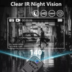 1080P HD Mini Camera with PIR Motion Detection | Portable Body Camera for Security, Travel, and Personal Use