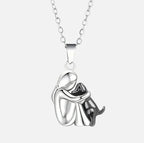 Necklace with pendant "Hug"