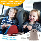 The Best Christmas Gift Metal Montessori Puzzle Solving