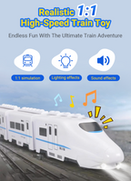 Merry Electric Universal Simulation High Speed Railway Harmony Train Toy