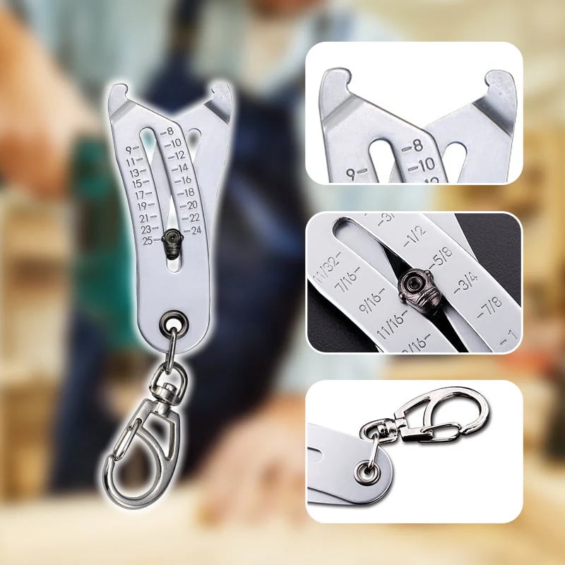 Nut & Bolt Head Size Gauge