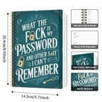Funny Password Notebook- Spiral Bound