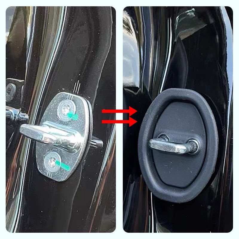 Car Door Lock Silicone Cover - Sound Dampening Pad（ ）