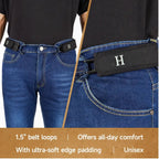 Tactical Metal Hook Elastic Belt