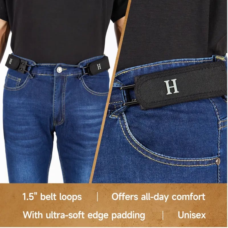 Tactical Metal Hook Elastic Belt