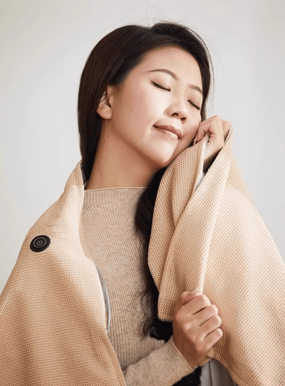 Portable Heated Blanket Shawl