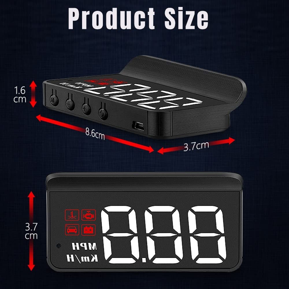 BUY 2 GET Car HUD Speedometer Display Windshield Projector