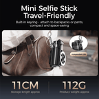 4-in-1 Magnetic Selfie Stick-360° Rotation & Portable Tripod