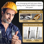 Upgraded Eccentric Four-Flute Drill Bit for Ceramic, Glass, Marble, and Metal