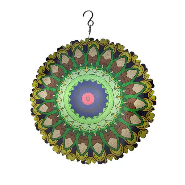 3D Colorful Wind Spinning Mandala
