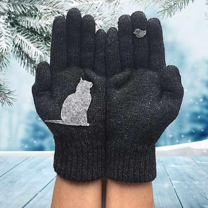 Winter - Cat Fan Cotton Gloves（ ）