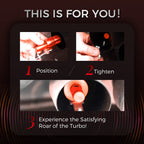 New Release Turbo Sound Simulator Whistle for Any Cars - Give Any Vehicle an Instant Sports Car Roar