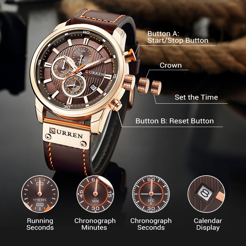 Men's High-End Classic Quartz Watches