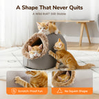 Flash Sale ! Cozy Pet Cave Bed – Your pet‘s safe haven for winter. Soft, warm & perfect for cuddle-up naps. Peace of mind for caring owners