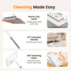 Bestseller Flat Mop with Stainless Steel Handle, come with Reusable Washable Mop Cloths