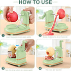 Perfectly Peeled Fruit — At the Touch of a Button