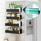 Punch-free Magnetic Storage Rack Organize — Space-saving Kitchen Organizer