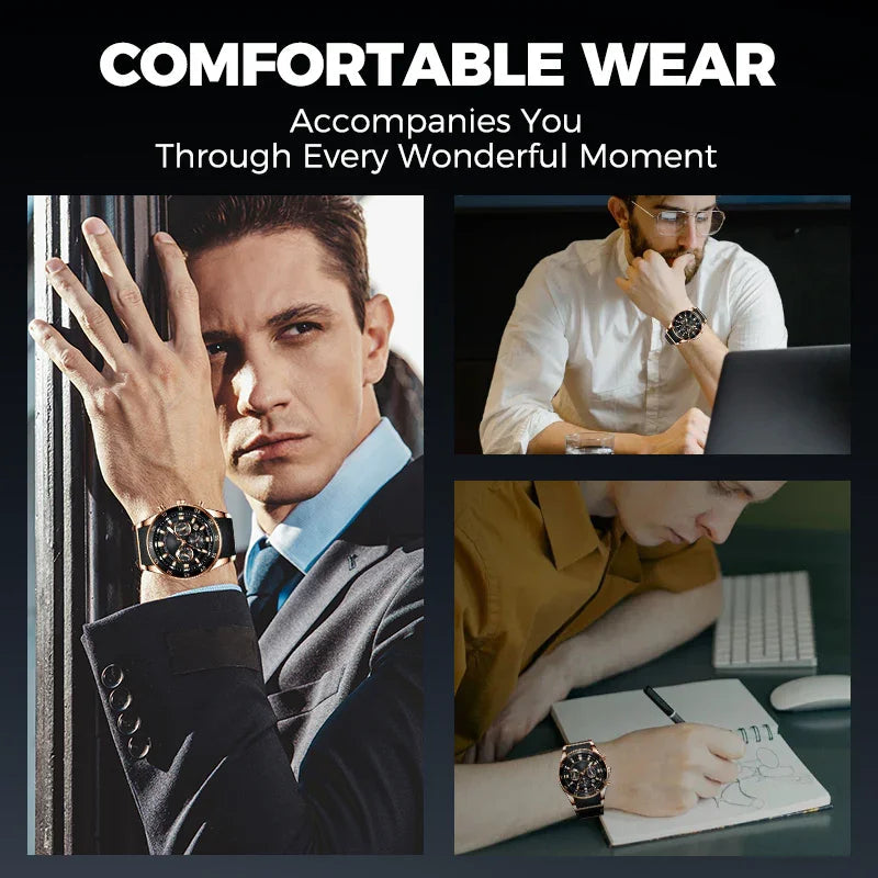 OFFER ! Men's High-End Business Multifunction Quartz Watch
