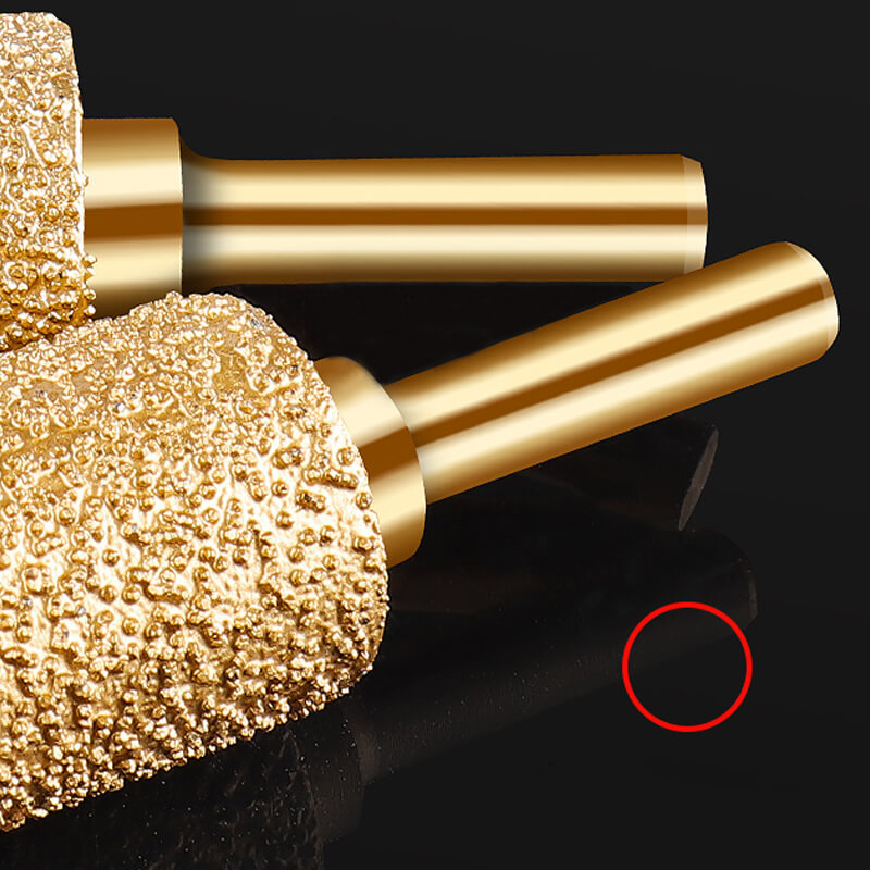 Diamond grinding head brazed cast iron grinding head