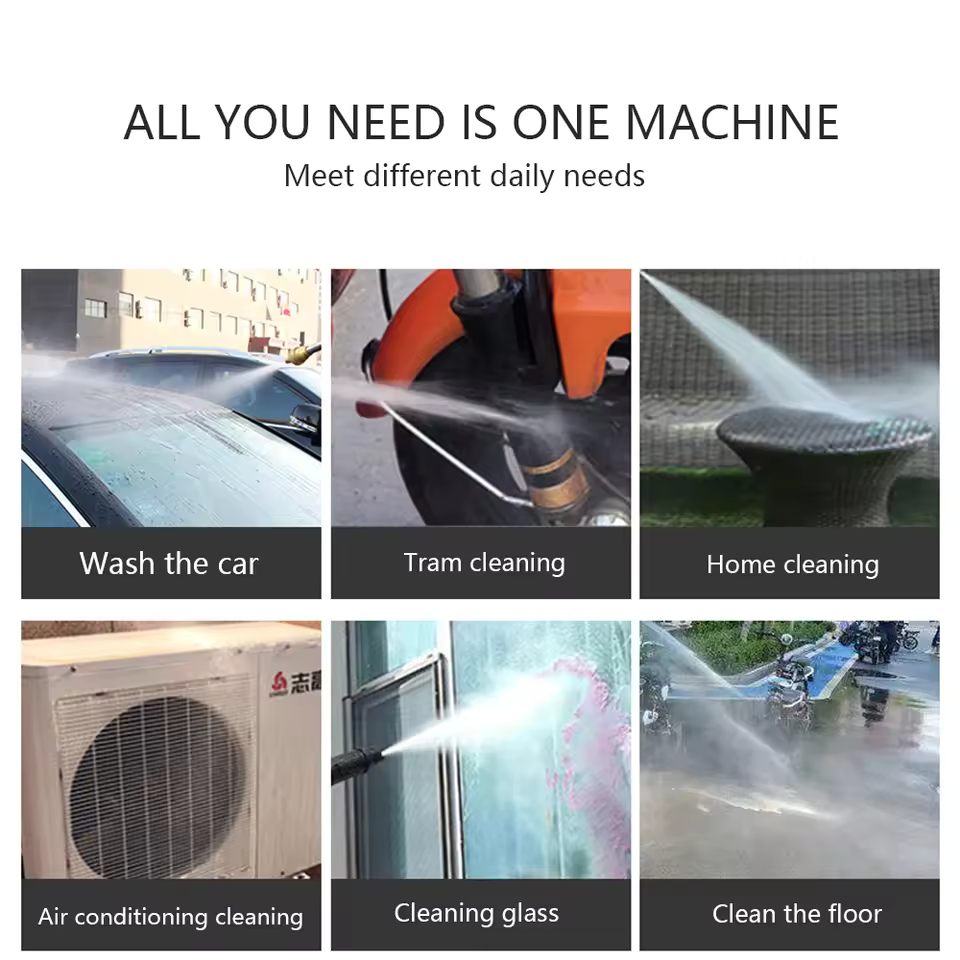 Powerful 3000W Electric High Pressure Washer Machine - Home & Car Wash Gun 220V/110V - Garden Washing Cleaning Tool