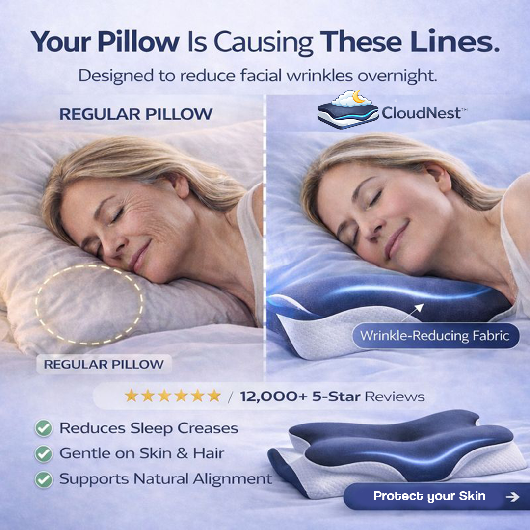 CloudNest™ Ergonomic Alignment Sleep Pillow