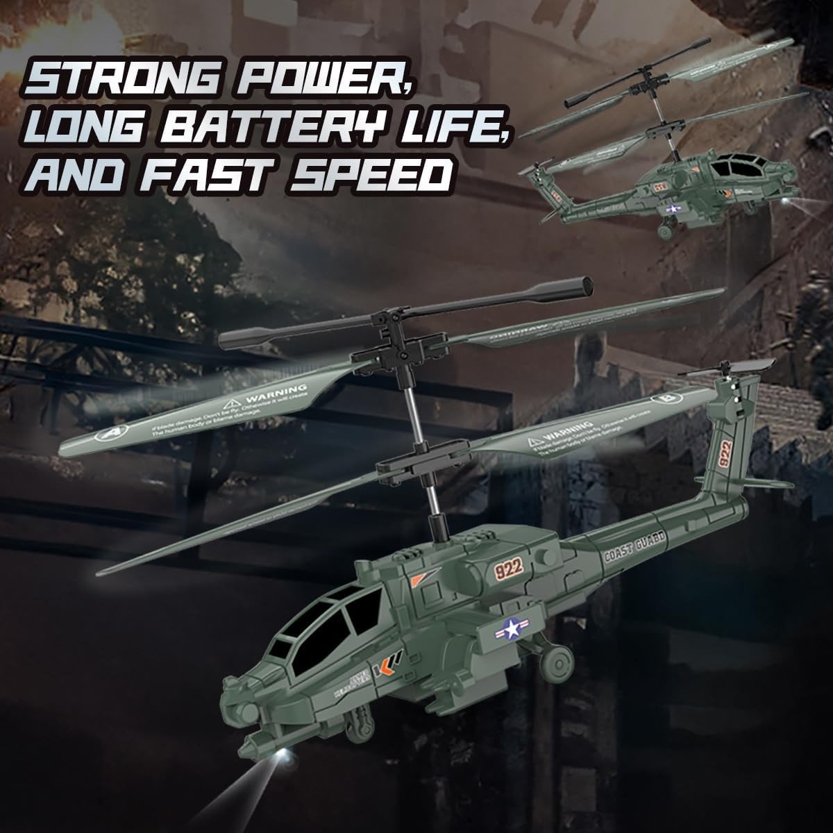 Remote Control RC Military Helicopter