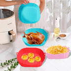 Square Silicone Reusable Cooking Basket Insert