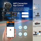 2.0-Inch IPS Screen HD 1080P 3 Lens Dashcam With Night Vision&Wifi Link