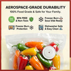 ChefShield™ Wireless Sealer + 6 Heavy-Duty Vacuum Pouches + 30 Heavy-Duty Vacuum Pouches