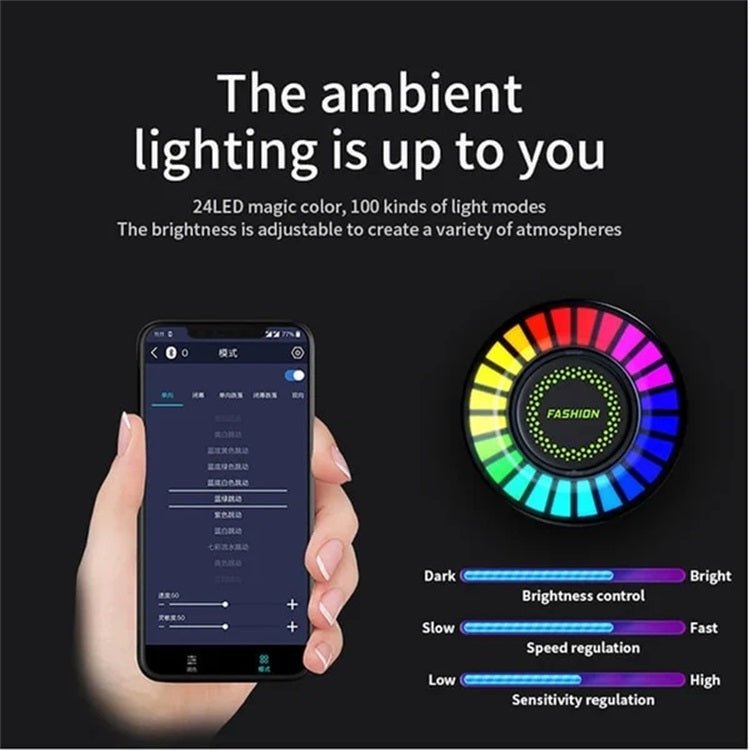 BUY 3 GET Car Aromatherapy Sound Pickup Lamp