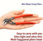 Groove Joint Pliers 5 Inch with Fast Adjustable Pliers V-Jaw Tongue and Groove Pliers Wrench for Water Pump