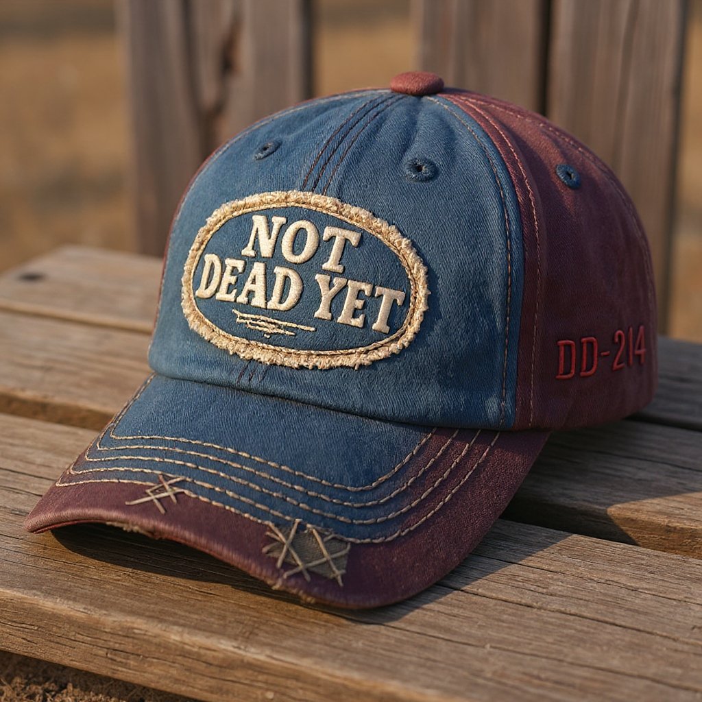 NOT DEAD YET - Vintage Washed Baseball Cap