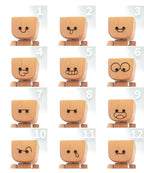 New Year's Special Offer: Charming Little Wooden Figure That Sways with 12PCS Expressions