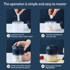 Cordless Multifunctional Mini Electric Garlic Chopper