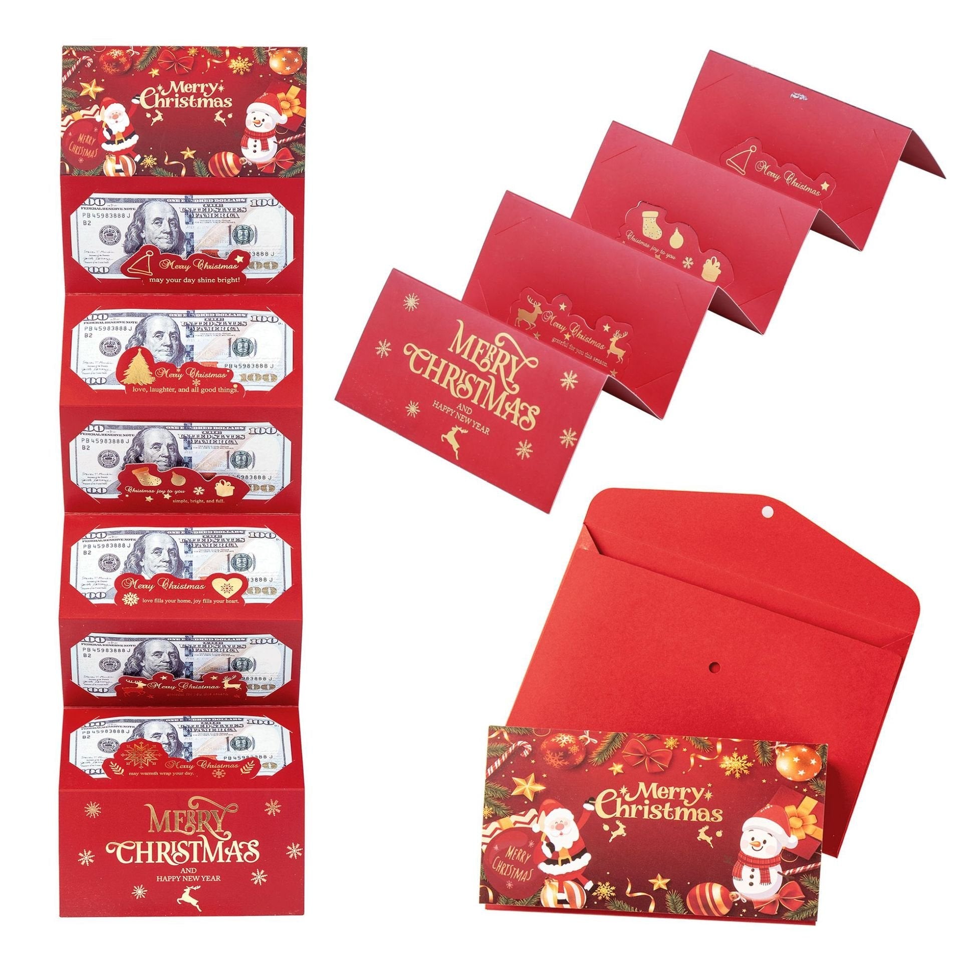 Flash Sale ! Christmas Cash Gift Envelope– A creative way to give cash this Christmas